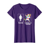 Special Education Teacher Unicorn Dabbing Funny T Shirt Gift