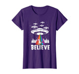 Alien Unicorn Rainbow Abduction T-Shirt Funny Gift