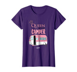 Queen Of The Camper T-Shirt Funny Camping Queen Shirt Gift