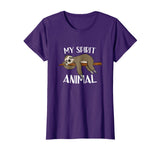 My Spirit Animal Funny Sloth T-shirt Lazy Napping Gift Tee