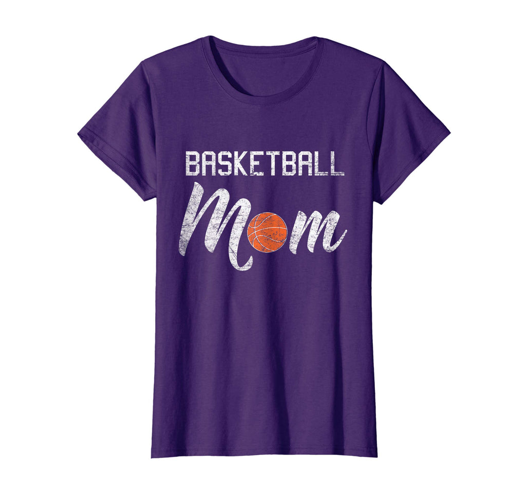Basketball Mom T-Shirt Funny Raising Ballers Mom's Gift Tee