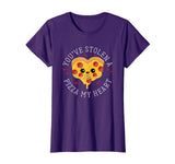 Stolen Pizza My Heart Funny Valentines Day T Shirt Food Gift
