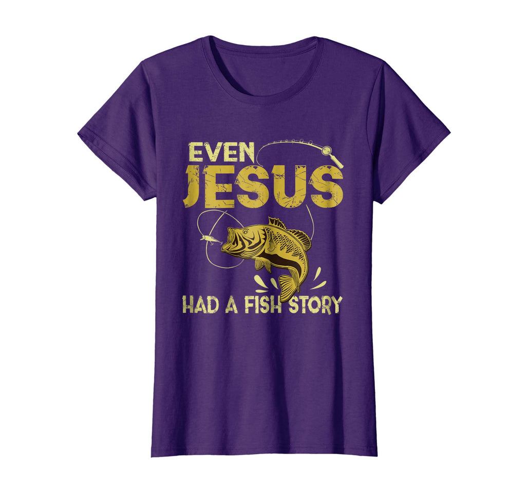 Fishing Gifts - Even Jesus Had A Fish Story Funny T-Shirt