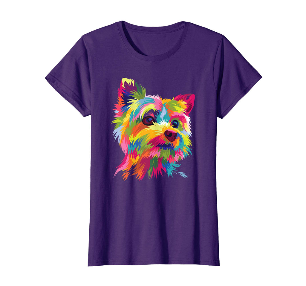 Yorkshire Terrier Shirt Funny Yorkie Pop Art Popart Dog Gift