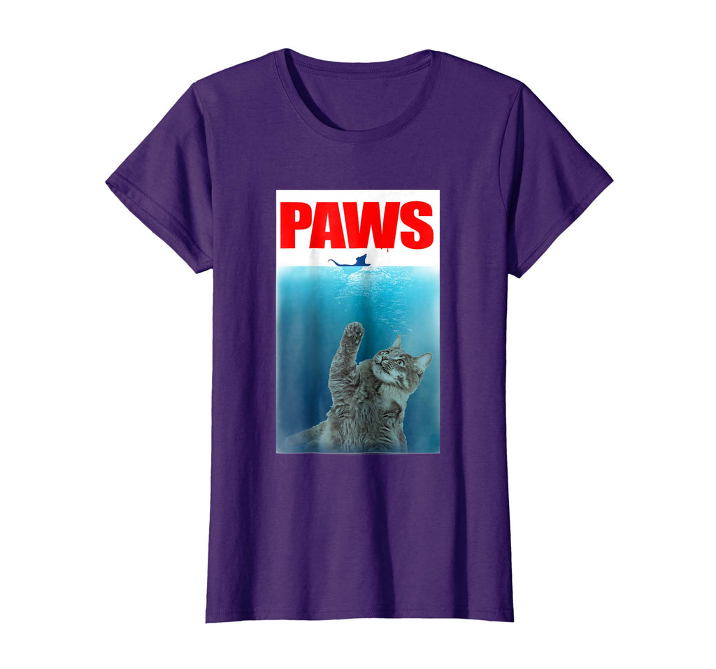 Paws Cat and Mouse T-Shirt Cute Funny Cat Lover