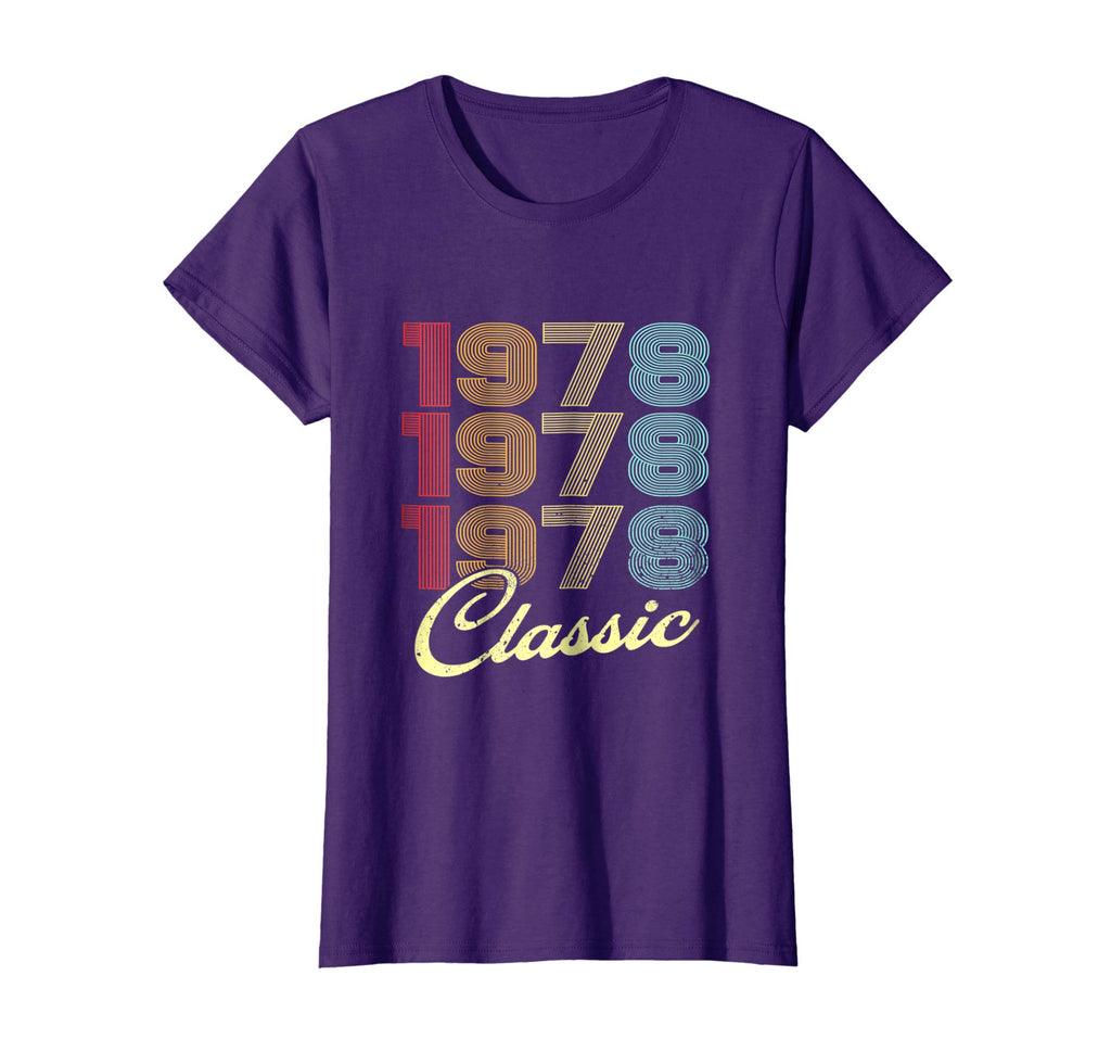 1978 Classic Birthday T-Shirt 40th Funny Gag Gift Dad Mom