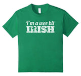 Wee Bit Irish Funny Irish Heritage St Paddys Shirt