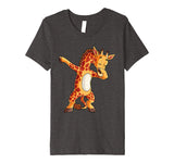Dabbing Giraffe T shirt Giraffes Funny Dab Dance Tees Gifts