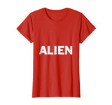 Alien Lazy Halloween Costume Funny T Shirt