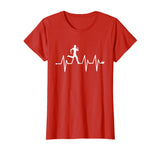 Athletics Heartbeat Pulse Shirt - Funny Running T-Shirt