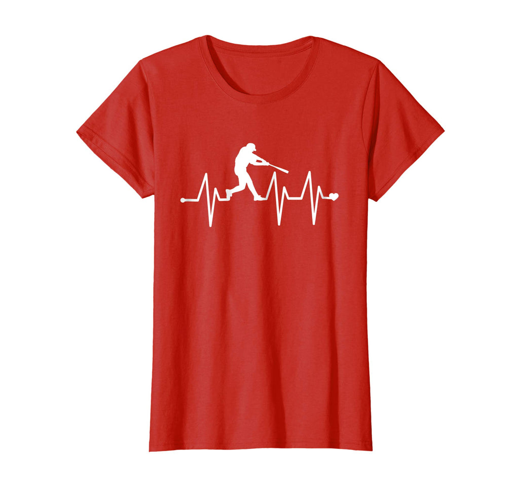 Baseball Heartbeat Pulse Shirt - Funny Baseball T-Shirt