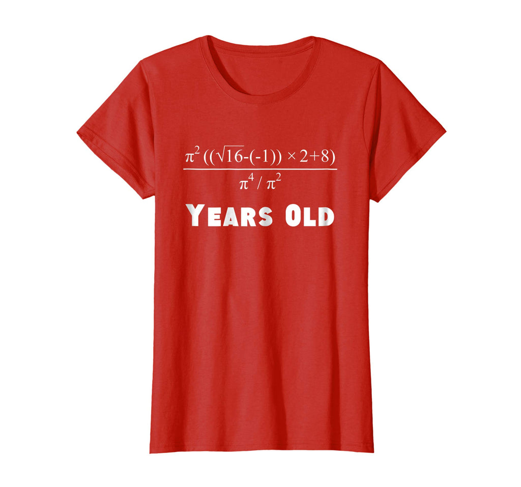 18 Years Old Algebra Equation Funny 18th Birthday Math Shirt