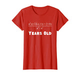 18 Years Old Algebra Equation Funny 18th Birthday Math Shirt