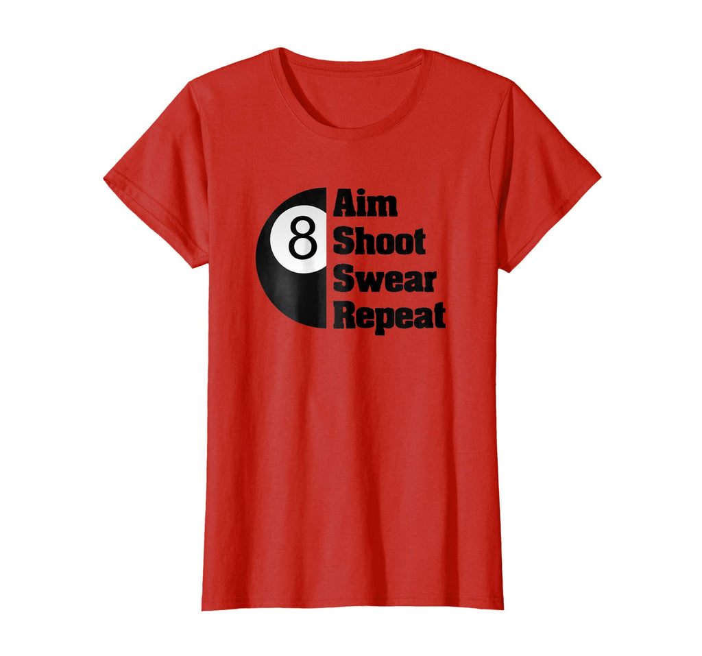 Funny Billiards T-Shirt Gift for 8-Ball Pool Player