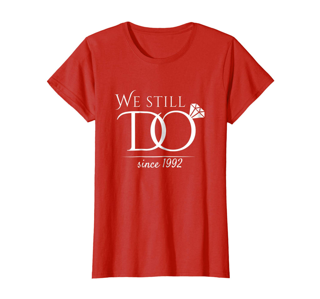 26th Wedding Anniversary T-Shirt Funny For Married In 1992 W