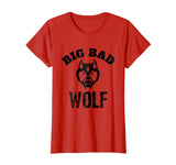 Big Bad Wolf Funny Popular Phrase Vintage Distressed T-Shirt