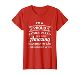 Funny Proud Father in Law Shirt Dad Fathers Day Gift Ideas