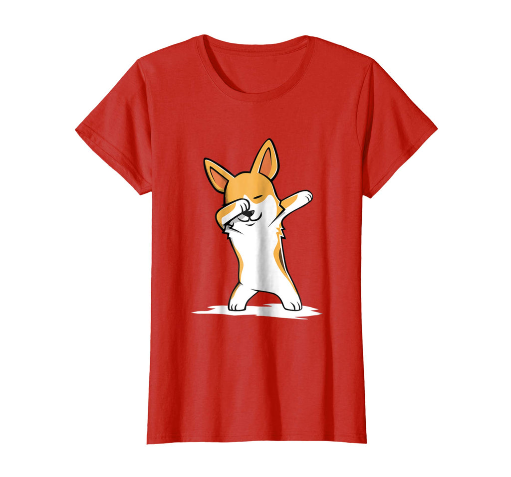 Corgi Cute Dabbing T-Shirt Funny Dab Dance Gift Shirt