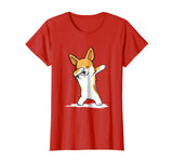 Corgi Cute Dabbing T-Shirt Funny Dab Dance Gift Shirt