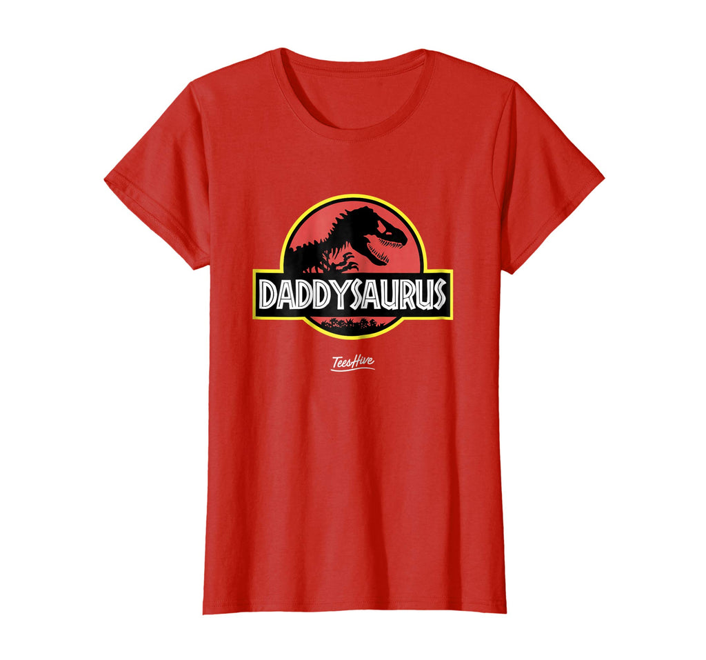 Daddysaurus Funny Daddy Dinosaur Dad Dinosaur Pun T Shirt