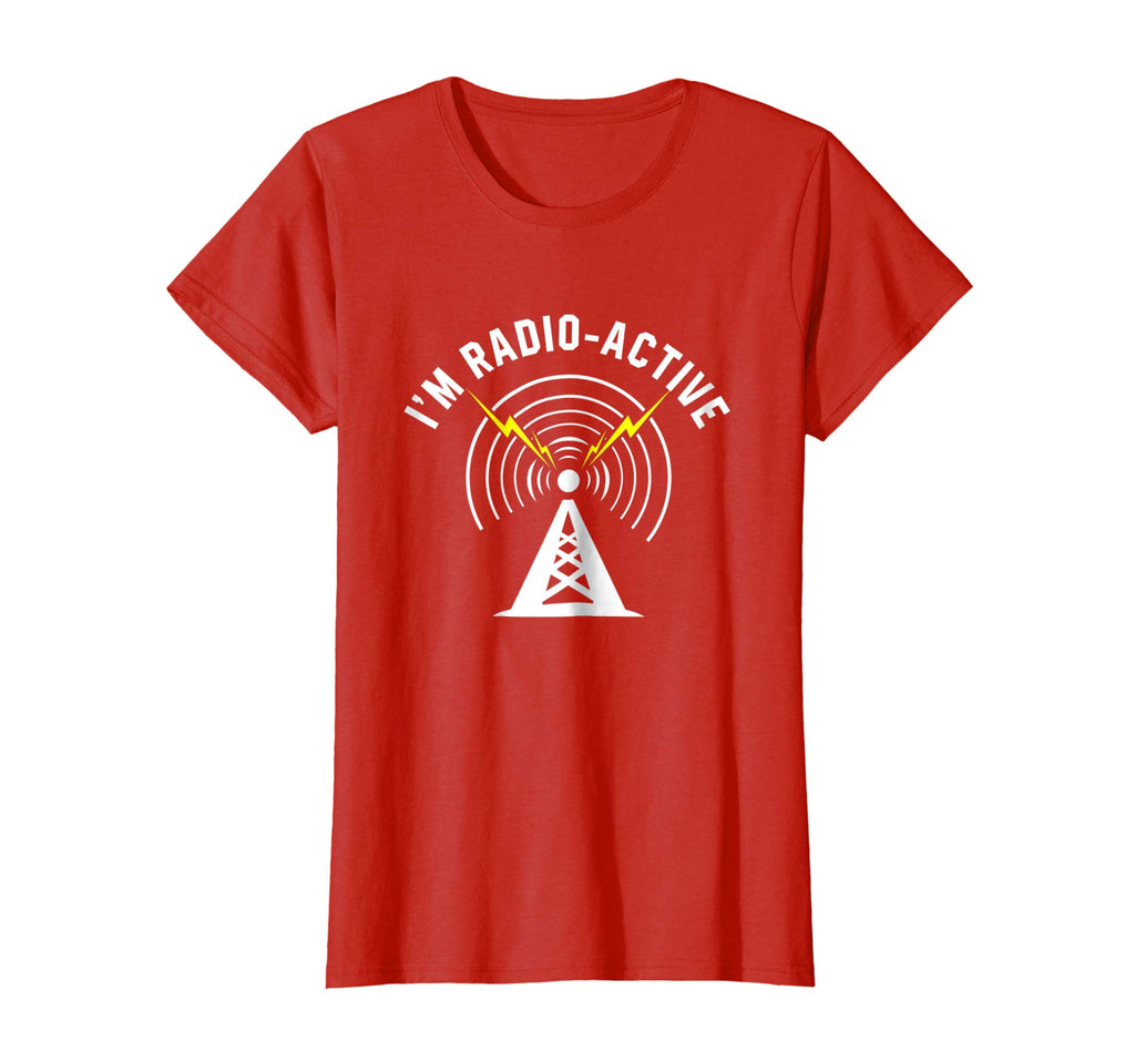 I'm Radio-Active Funny Ham Radio T-Shirt With Tower Antenna