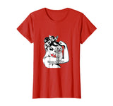 Bichon Frise Strong Lady T-shirt Funny Mom Birthday Gift