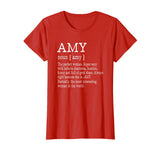 Adult Definition - First Name Amy - Ladies T-Shirt Funny