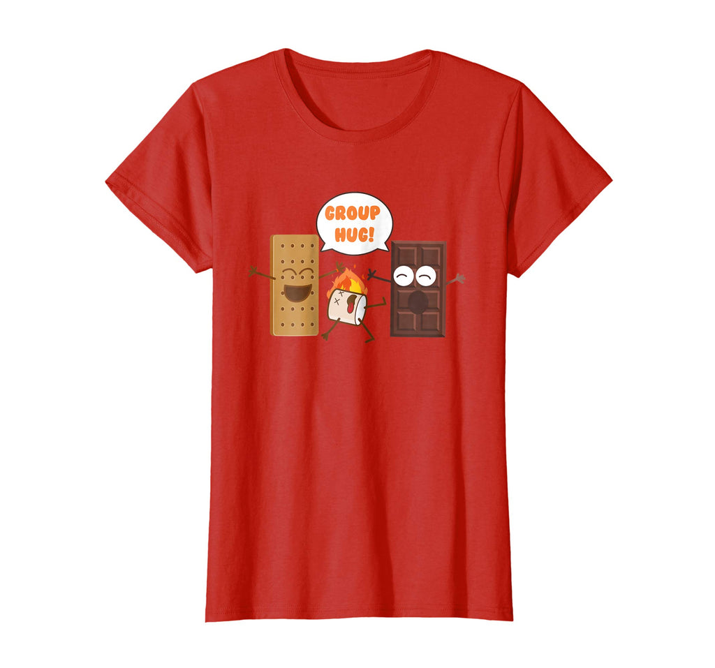Group Hug Funny Smores Chocolate Marshmallow Camping T-Shirt