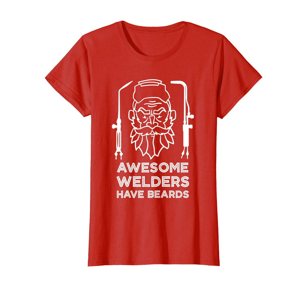Awesome Welders Have Beards Shirt | Funny Proud Welder Gift