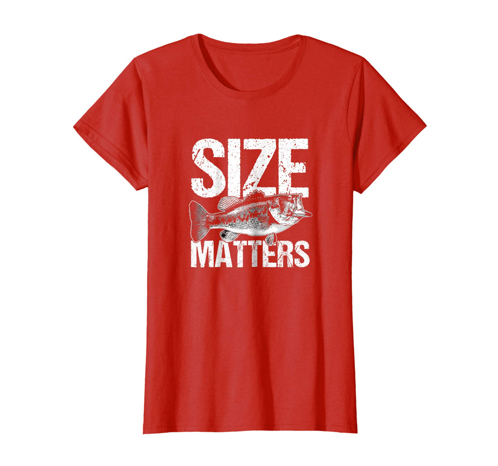 Funny Size Fishing Matters T-Shirt Bass Love Fish Tee Gift