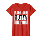 Straight Outta the Pool Swim Shirt Funny Swimming T-Shirt