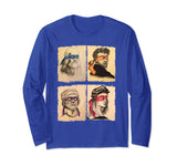 Funny Italian Artists Long Sleeve T Shirt for Art Lovers