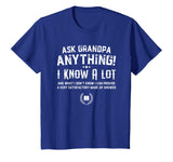 Ask Grandpa Anything Funny Father's Day T-Shirt Gift Smart