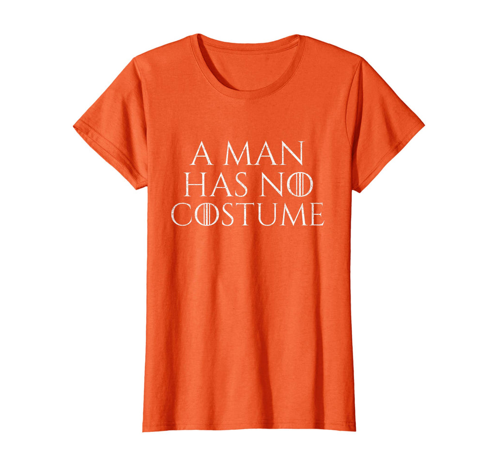 A Man Has No Costume Vintage T-Shirt Funny Halloween Joke