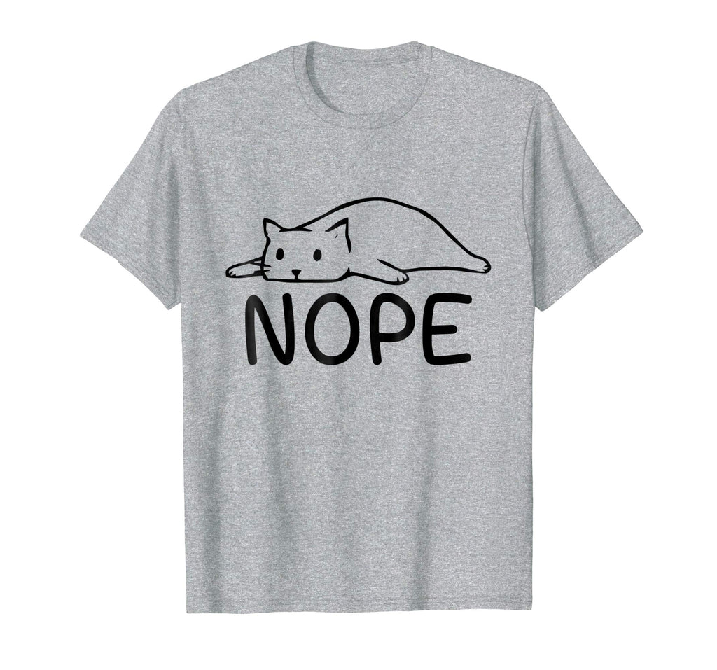 Nope Funny Lazy Cat T-Shirt - Nope Not Today Cat Shirt
