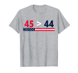 45th President vs 44th President Tshirt Funny Trump T Shirt