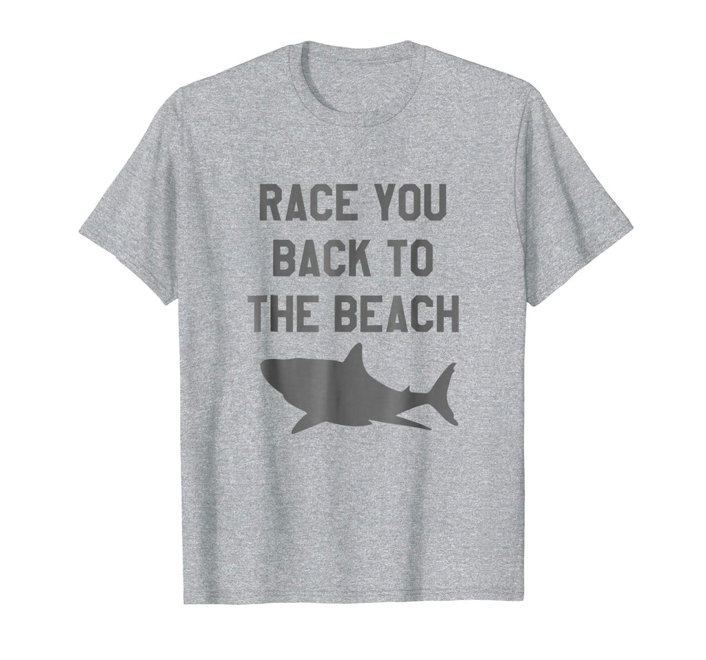 Funny Shark T-Shirt Beach Race Tee Shirt Men Women Kids