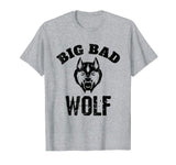 Big Bad Wolf Funny Popular Phrase Vintage Distressed T-Shirt