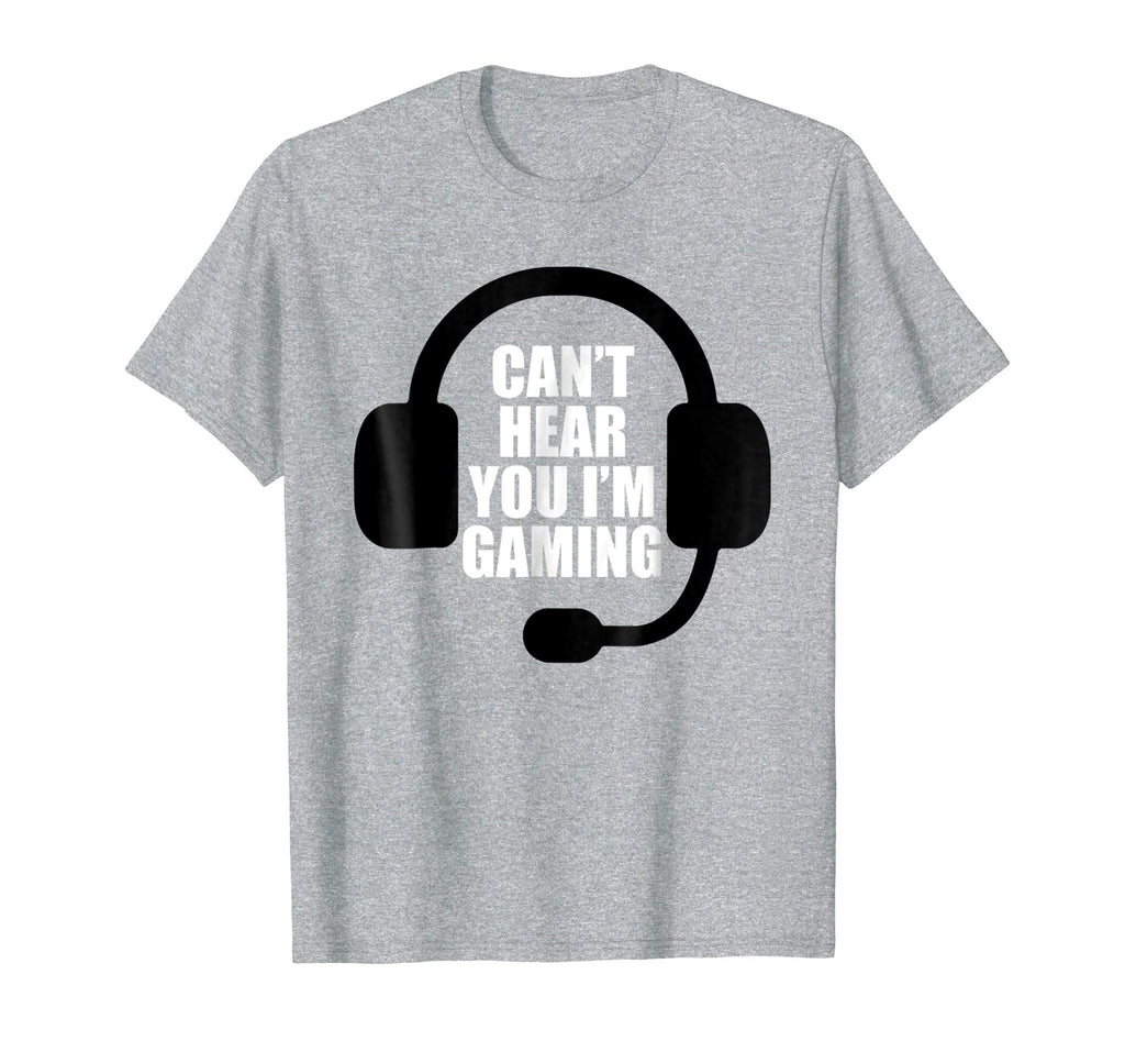 Can't Hear You I'm Gaming Video Gamer Headset Funny T-Shirt