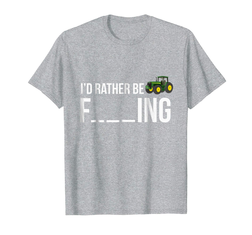 I'd Rather Be Farming T-Shirt Funny Farmer Gift Shirt