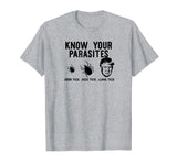 KNOW YOUR PARASITES Anti-Trump AF RESIST T Shirt Funny Gift