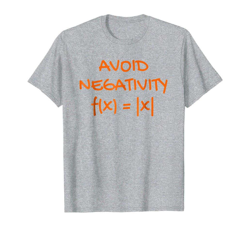 Avoid Negativity Shirt Funny Math Problem Engineer Gift Tee