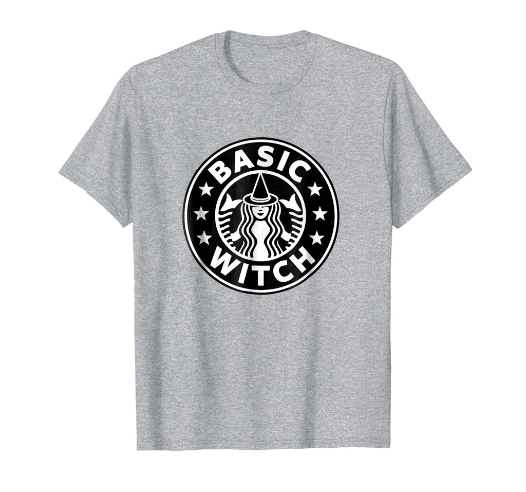 Basic Witch Funny Halloween T shirt for Coffee Drinkers