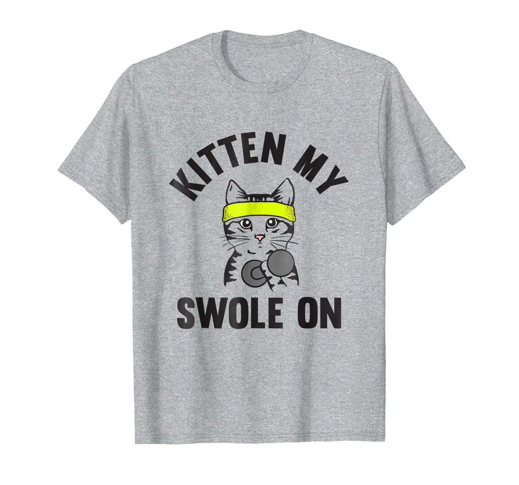Kitten my Swole On funny Cat Lover Gym T-shirt