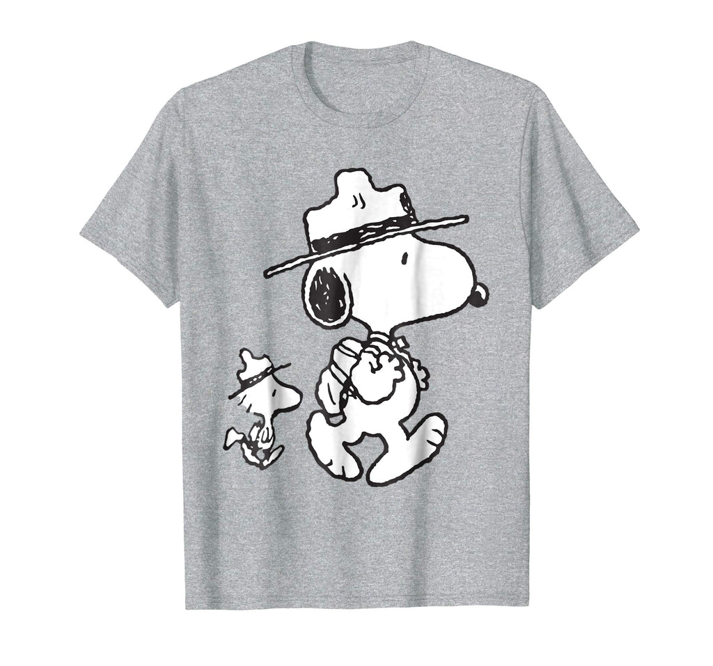 Funny Snoopy Woodstock Camping T Shirt