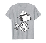 Funny Snoopy Woodstock Camping T Shirt