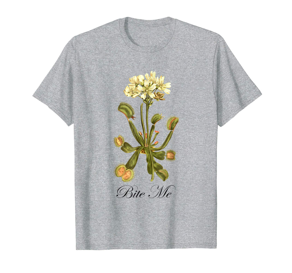 &quot;Bite Me&quot; Venus Fly Trap Tastefully Funny Shirt