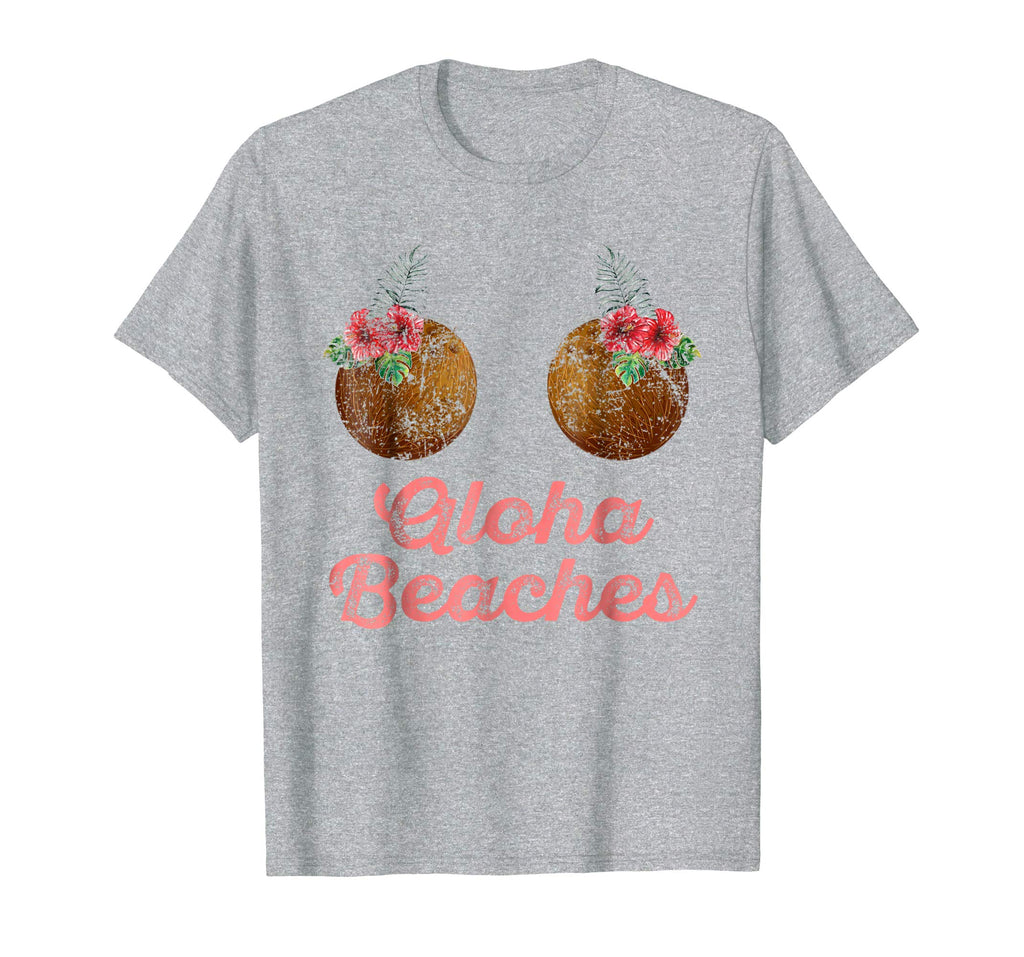Coconut Bra Flower Boobs | Hawaii Aloha Beaches Funny Shirt