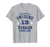 Awesome Teenager Funny 13th Birthday 13 Yrs Old tShirt