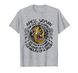 APRIL Woman The Soul Of A Mermaid funny Shirt